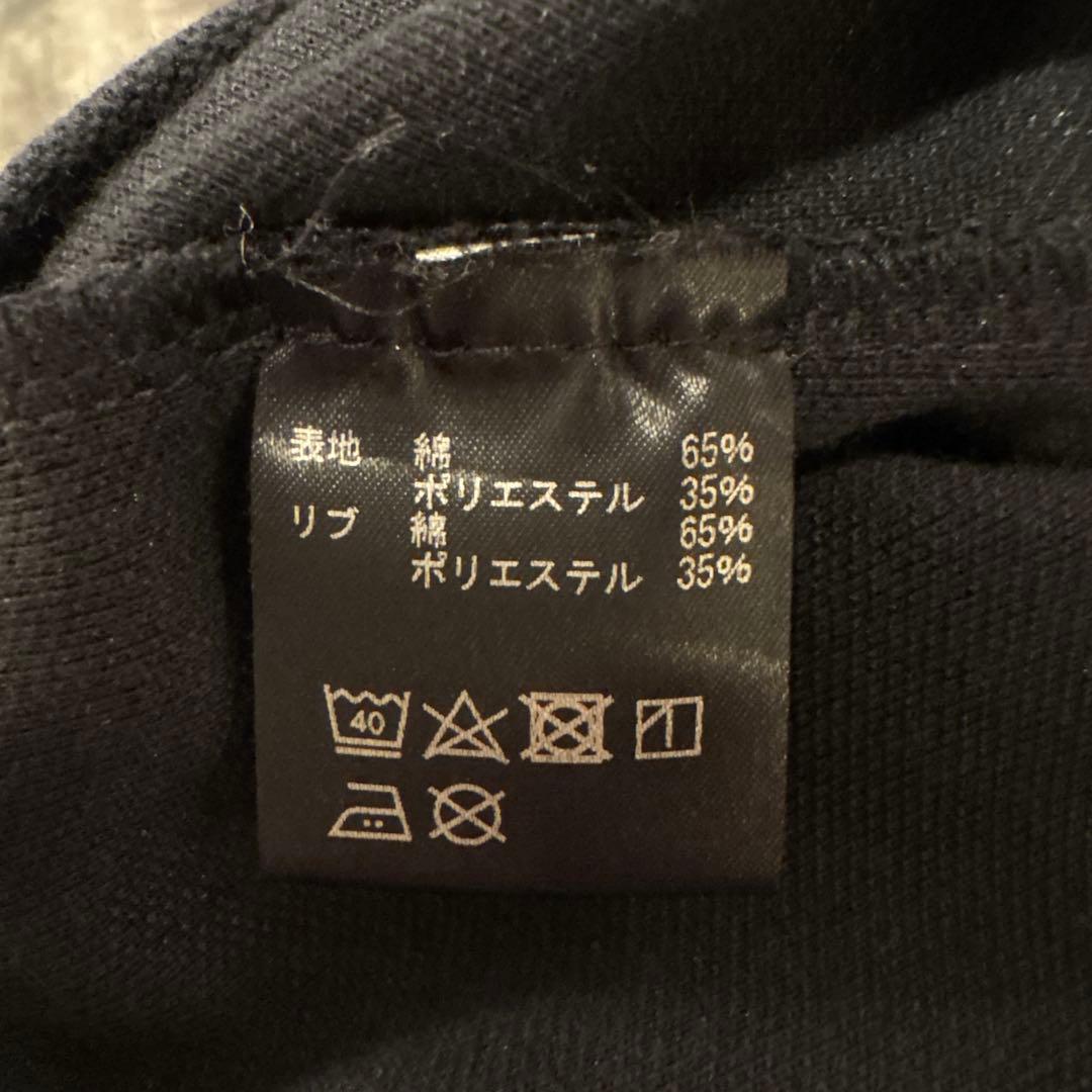 CLUB HAUS 黒ポロシャツ ハリネズミ刺繍 Mサイズ