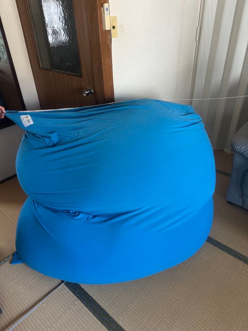 Yogibo ヨギボー ビーズクッション ブルー 大型 ソファ クッション