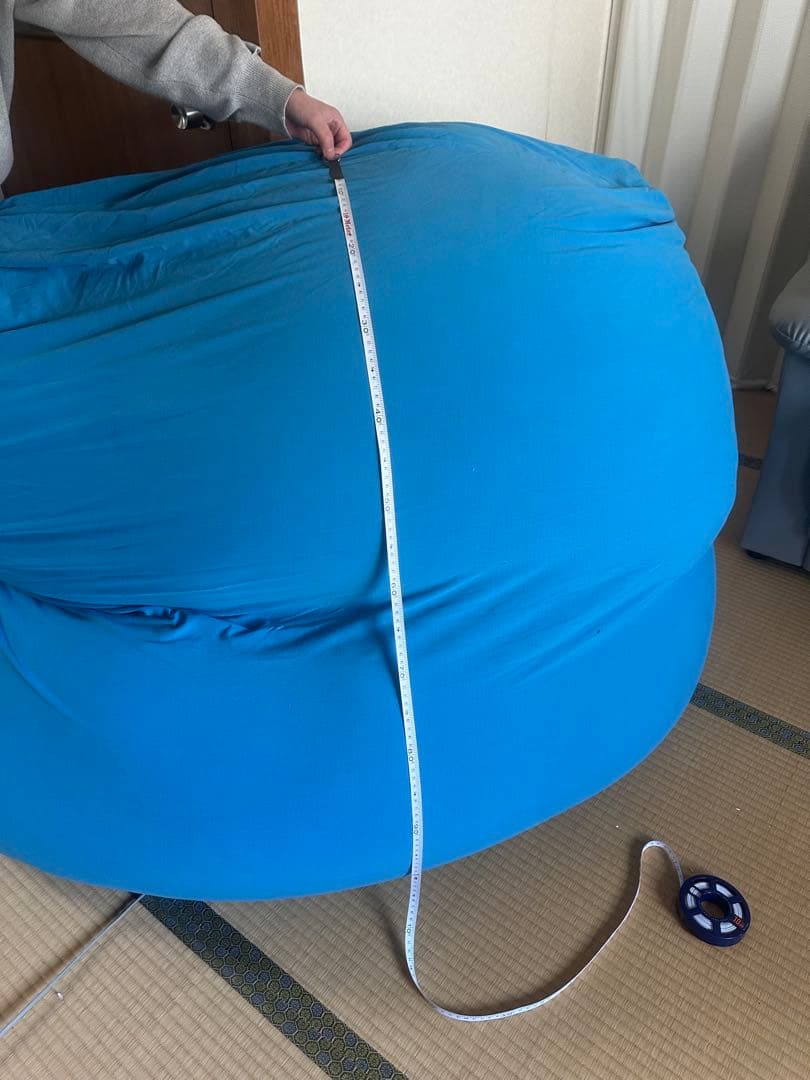 Yogibo ヨギボー ビーズクッション ブルー 大型 ソファ クッション