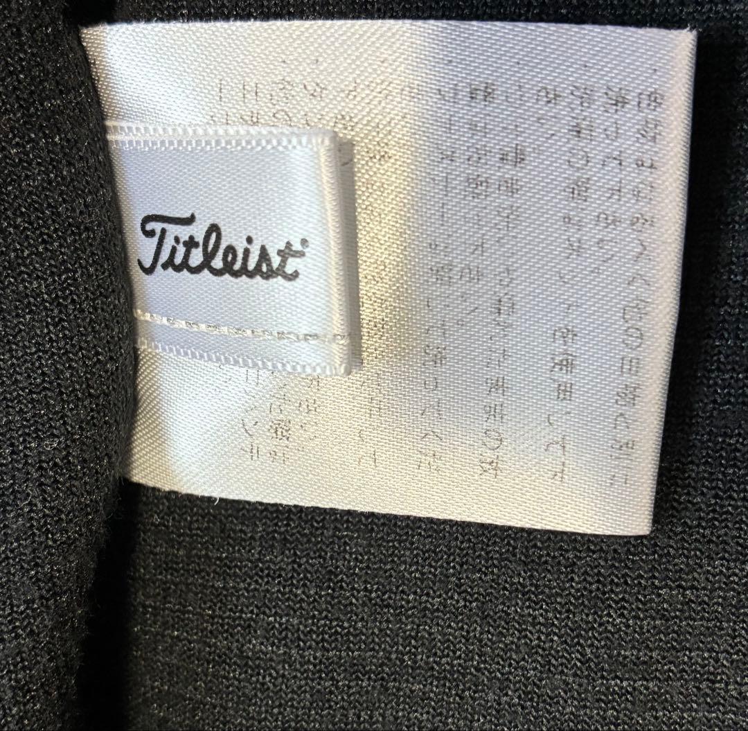 【美品】Titleist タイトリスト ナイロンベロアジャケット 黒 M