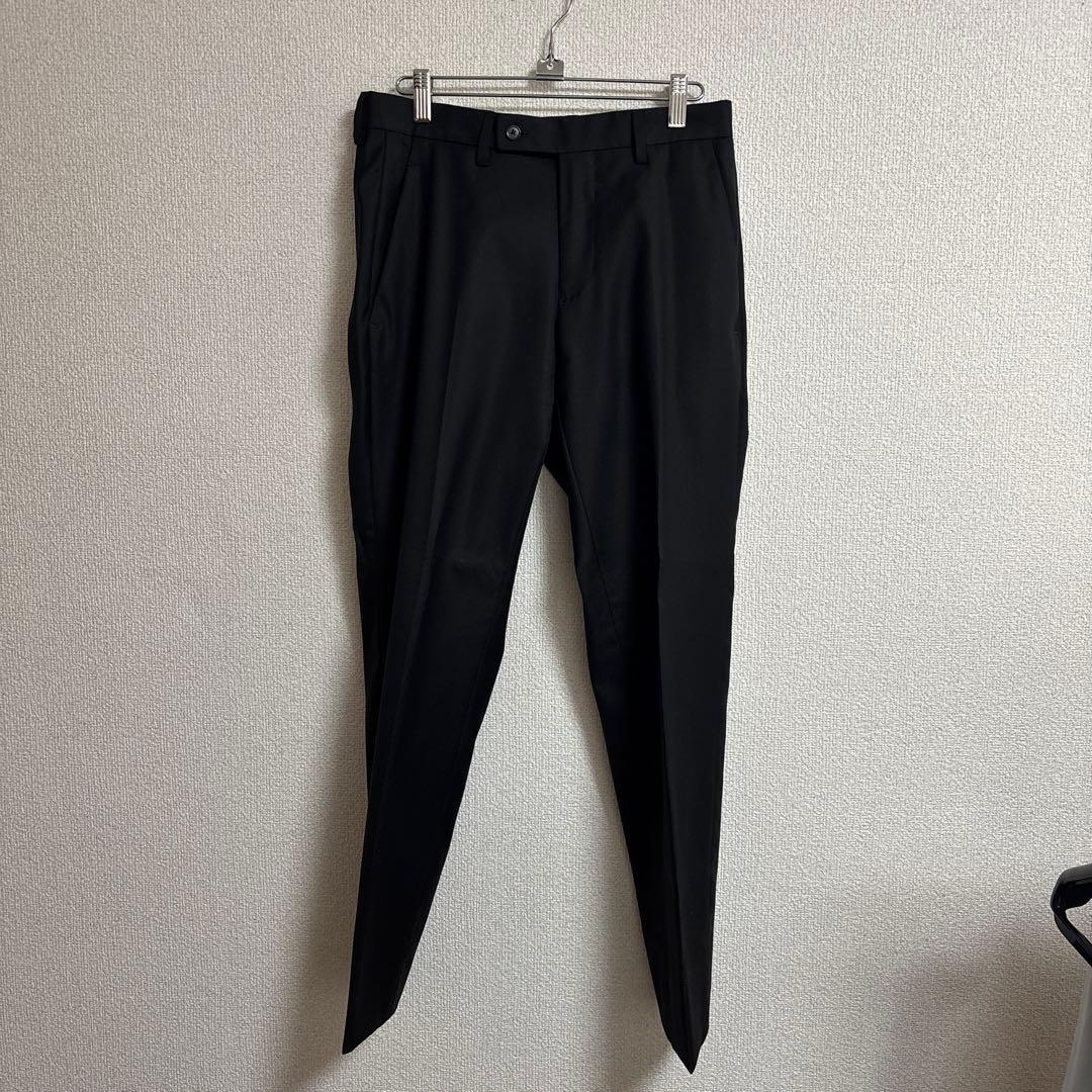 美品［ユナイテッドアローズ ホワイトレーベル］黒 スーツ 冠婚葬祭　サイズ44