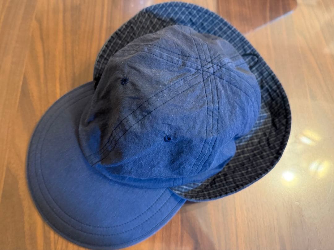 PWA SOLAR CURTAIN CAP NAVY キャップ プア