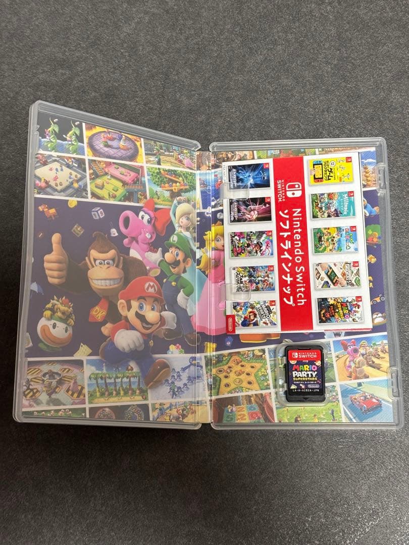 l*5様 【美品（おまけ付き）】Switch グレー　マリオパーティ　ゼルダの伝
