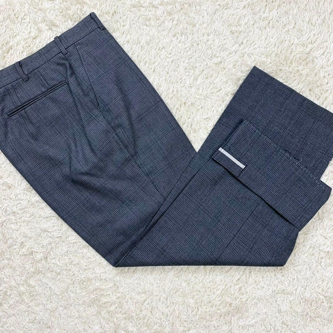 美品 TABURO 日本製 スーツ スリーピース グレンチェック ビジネス