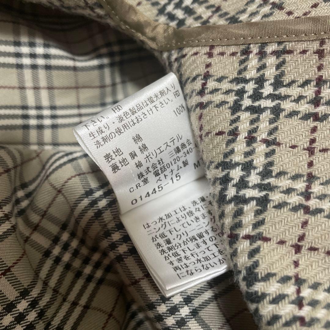 バーバリーブルーレーベル　ベージュ トレンチコート 36