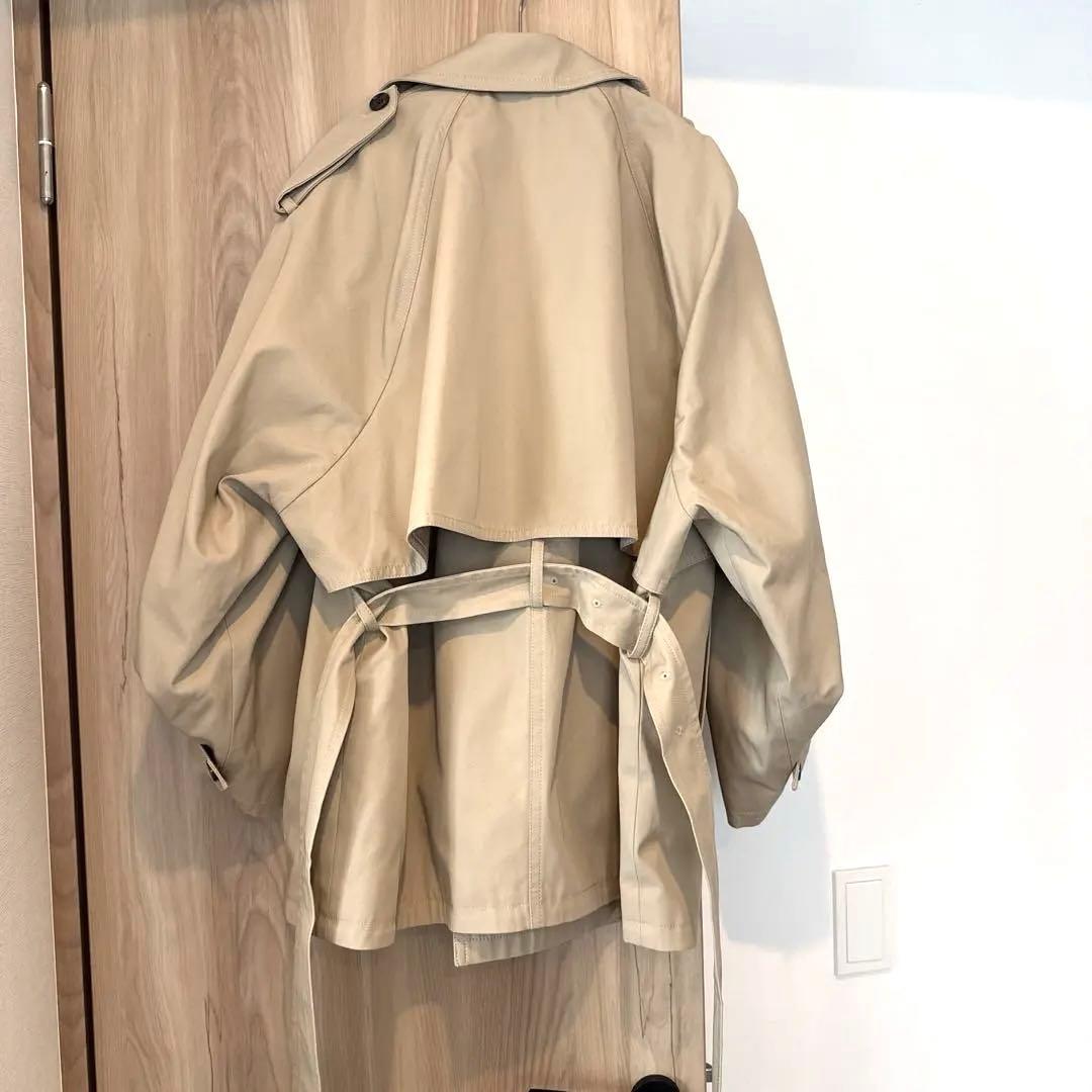 ジャケット・アウター CLANE OVER SHORT TRENCH COAT