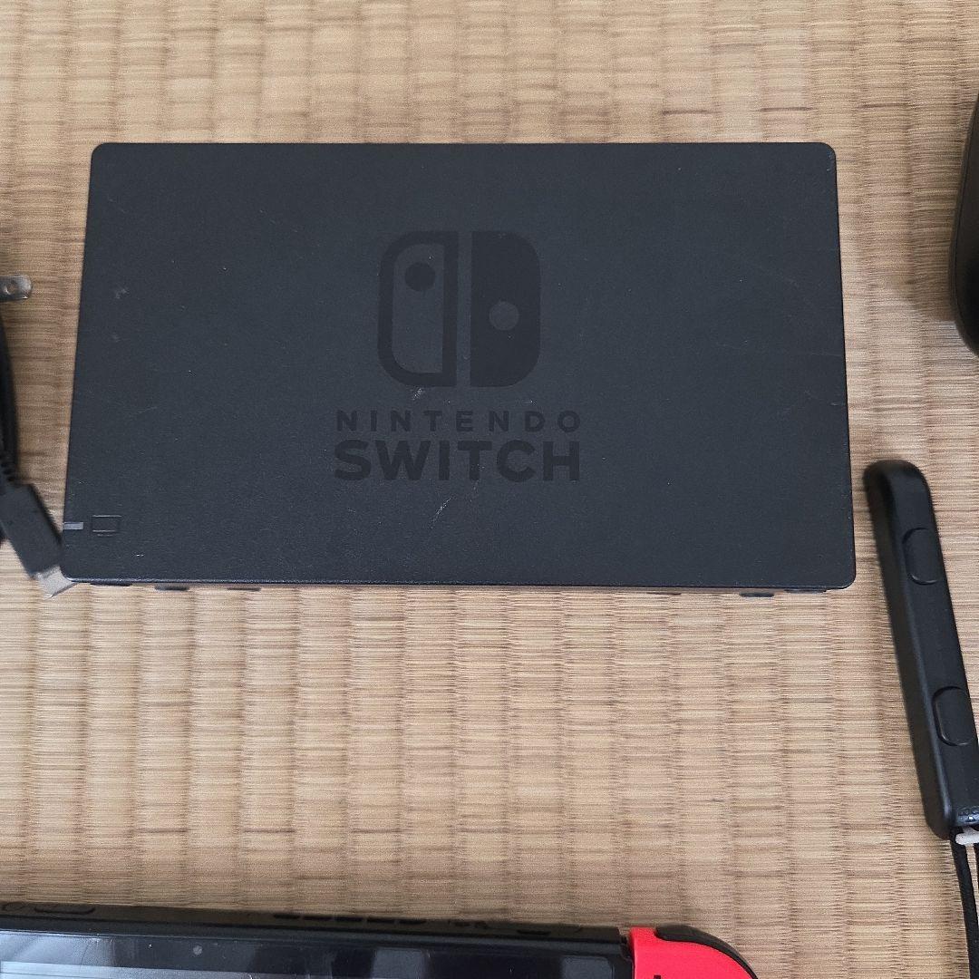 Nintendo Switch 青/赤 本体 + 付属品　ジャンク品　中古