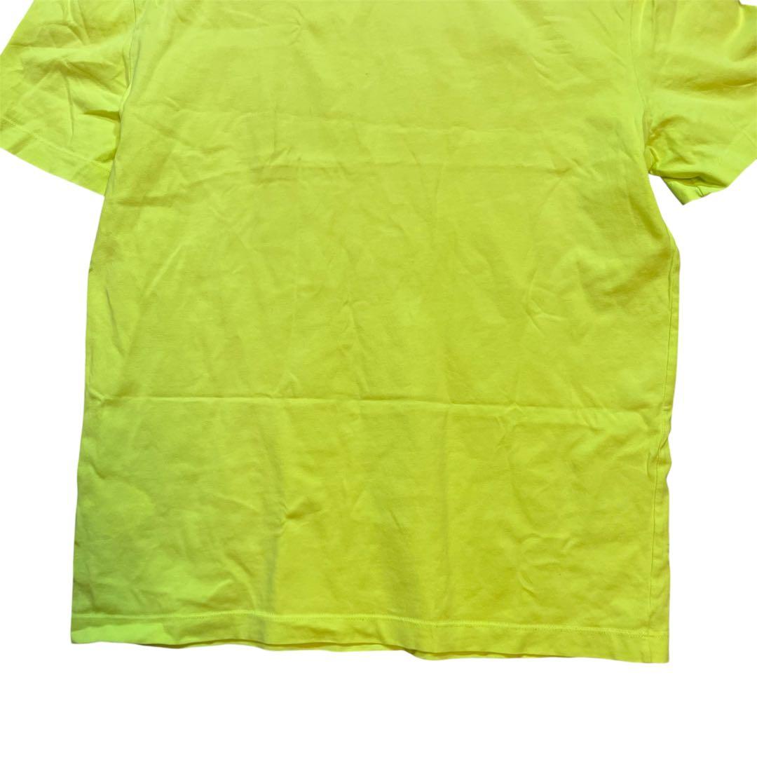 一点物 MONCLER モンクレール 蛍光イエロー Tシャツ Sサイズ トップス
