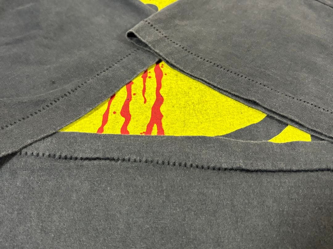 ぶち抜きスマイル tシャツ XL セントマイケル SAINT MICHAEL