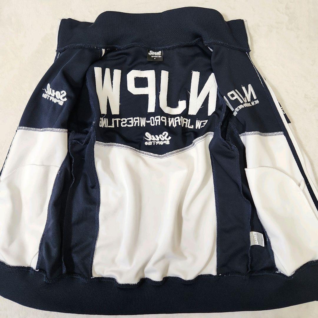 ✨美品✨新日本プロレス×ソウルスポーツ コラボ セットアップ M ジャージ上下