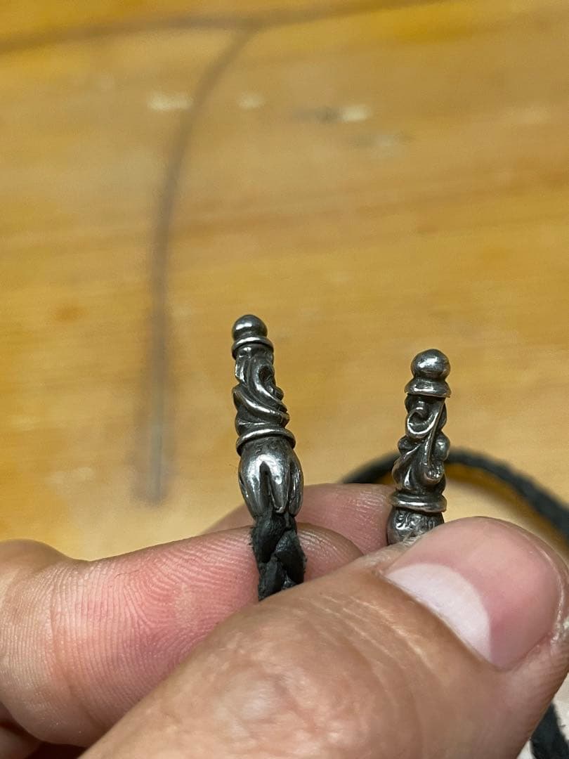 レザーブレイド スクロール チップ 紐のみ　クロムハーツ