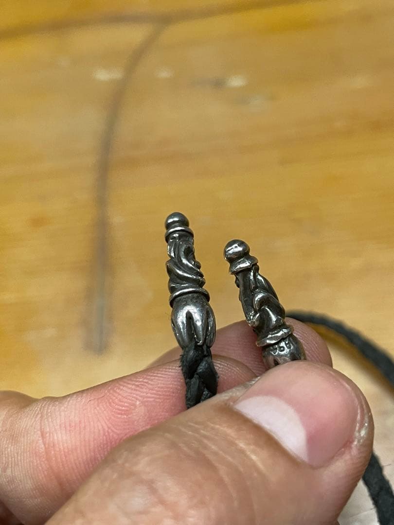 レザーブレイド スクロール チップ 紐のみ　クロムハーツ