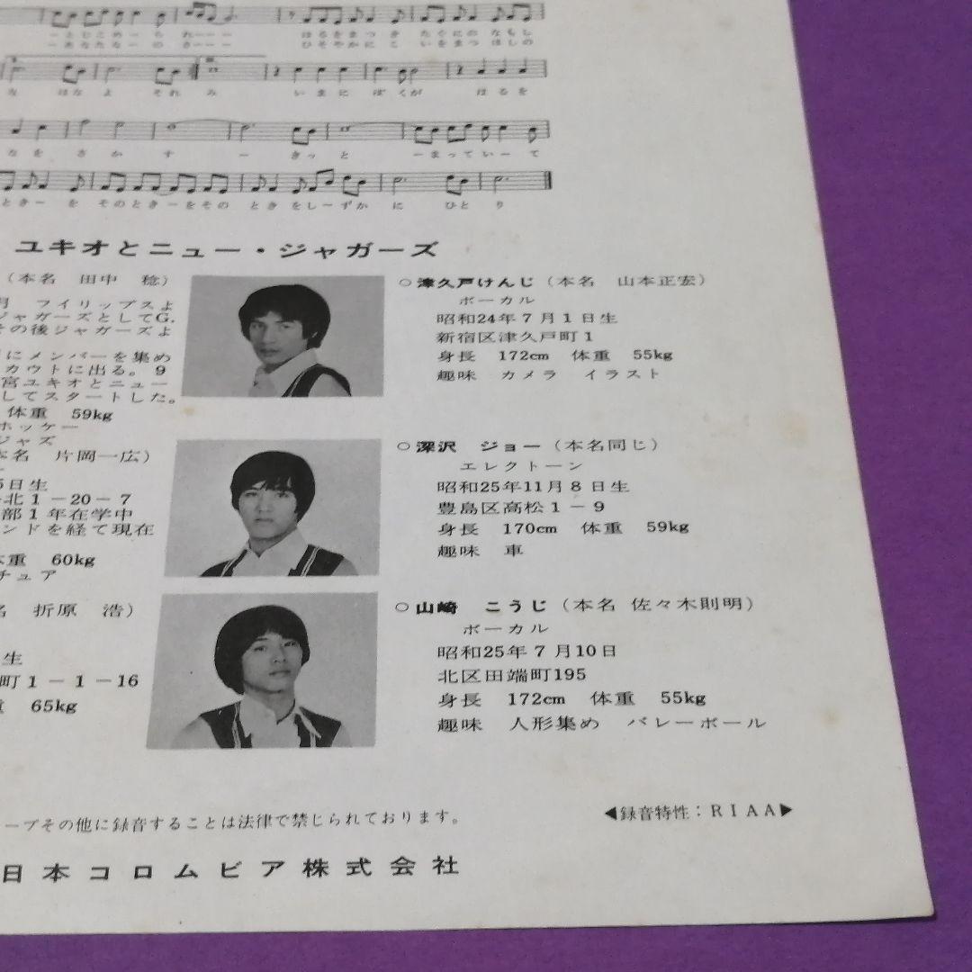 （７）宮ユキオとニュー・ジャガーズ／愛のアルツァート