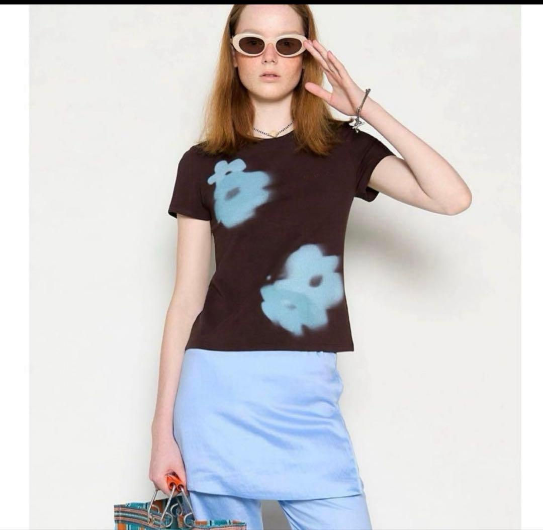 MAISON SPECIAL/PISCESS ブラウン Tシャツ