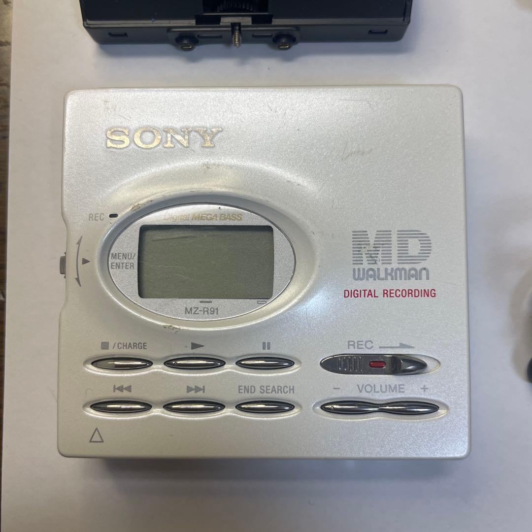 SONY ソニー MZ-R91 MDウォークマン リモコン・録音マイク付