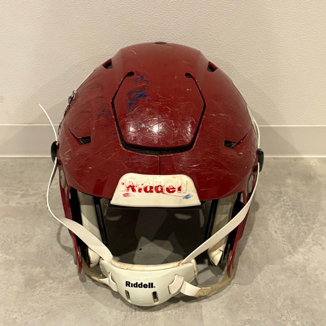 アメフト　riddell 肉球　78番　立命館大学　パンサーズ　ヘルメット