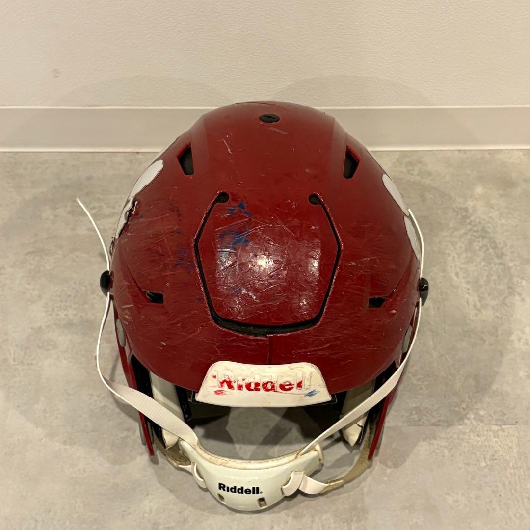 アメフト　riddell 肉球　78番　立命館大学　パンサーズ　ヘルメット