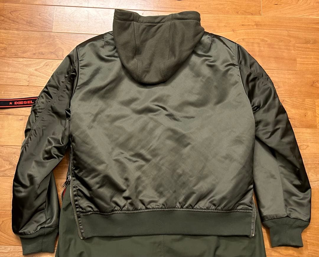 極美品　DIESEL ディーゼル　MA-1 　変形　ドッキングモッズコート　XL