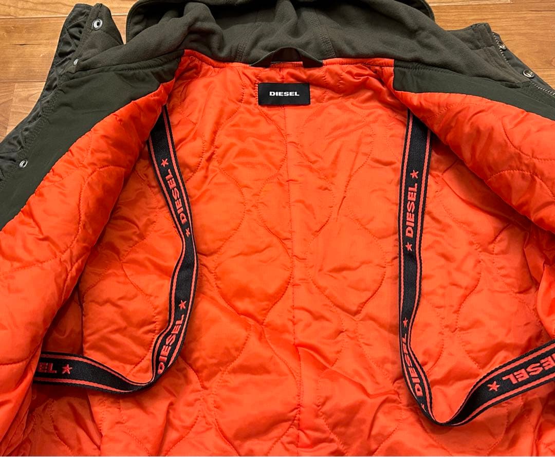 極美品　DIESEL ディーゼル　MA-1 　変形　ドッキングモッズコート　XL
