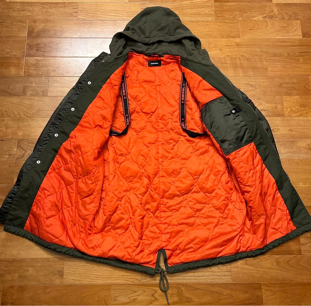 極美品　DIESEL ディーゼル　MA-1 　変形　ドッキングモッズコート　XL