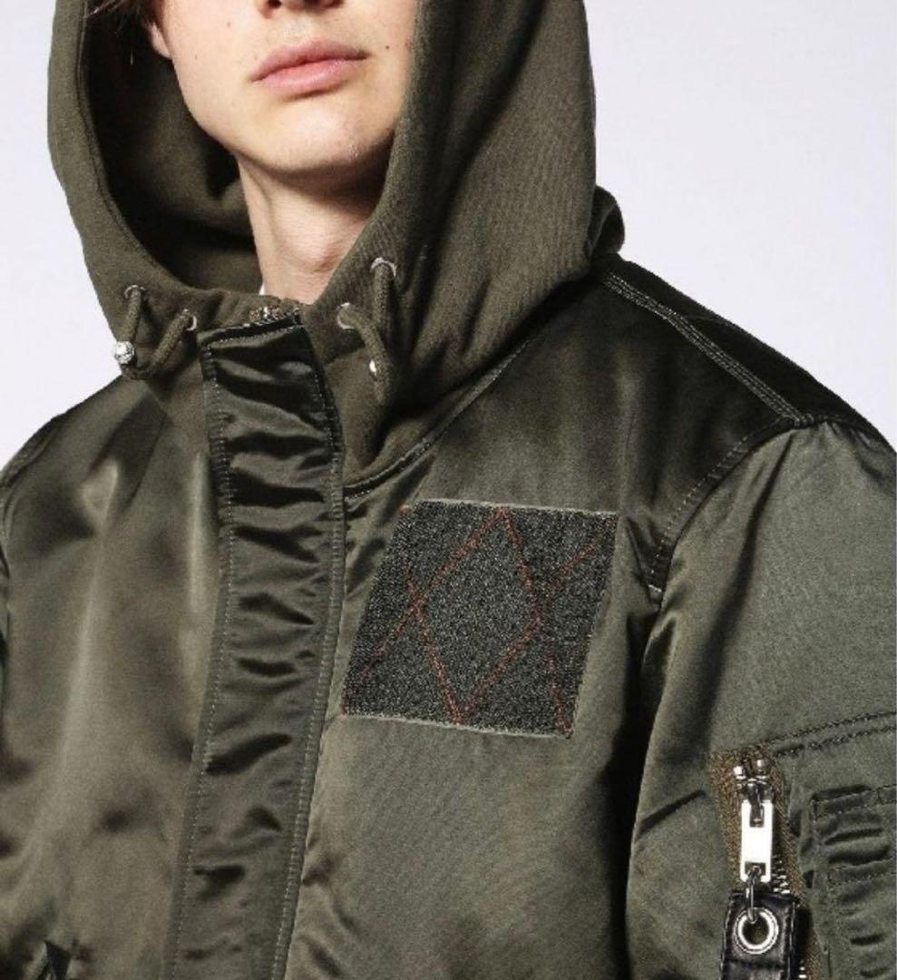 極美品　DIESEL ディーゼル　MA-1 　変形　ドッキングモッズコート　XL