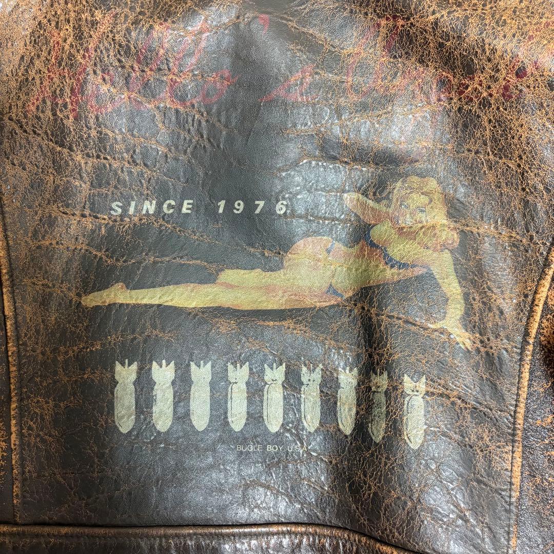 g1フライトジャケット BUGLE BOY vintage 羊革