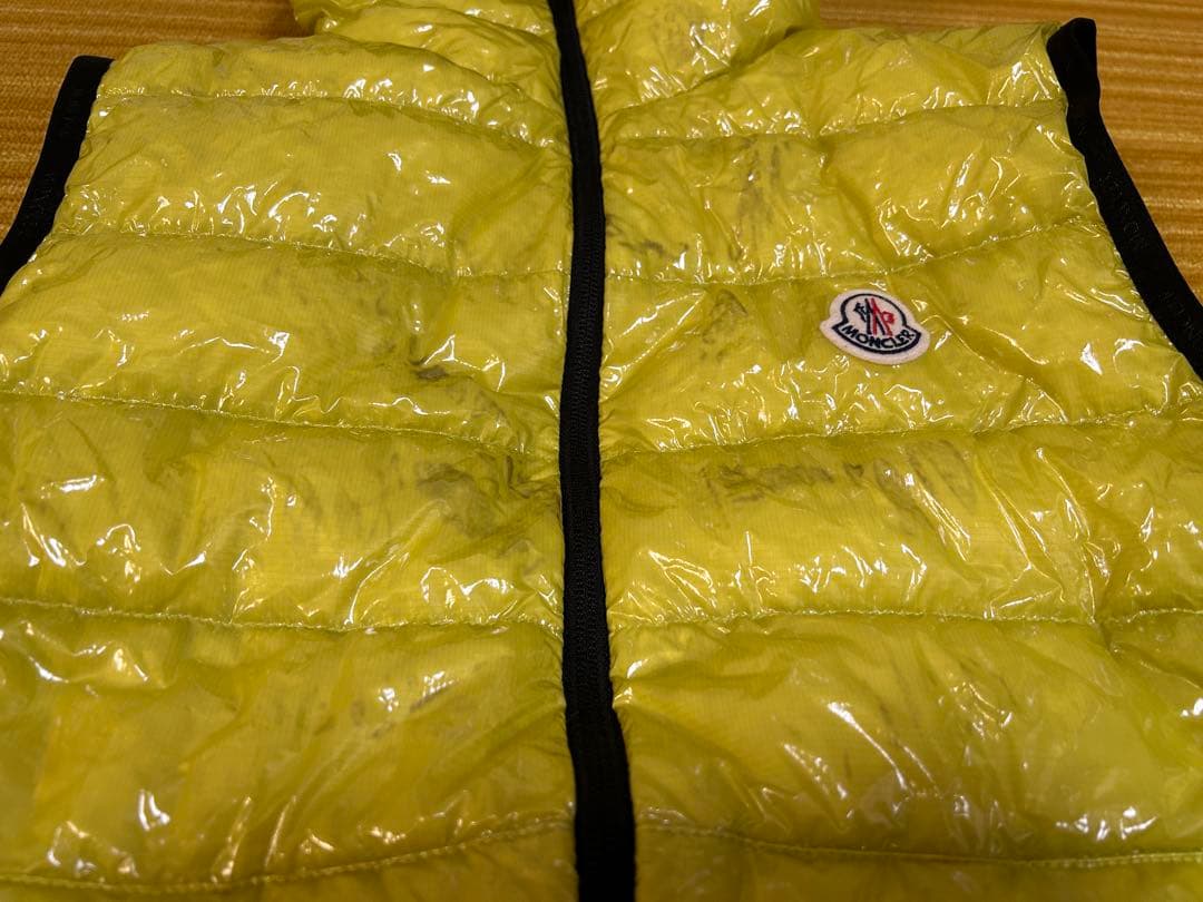 MONCLER/モンクレール　LAPPE GILET ダウンベスト 1 黄色
