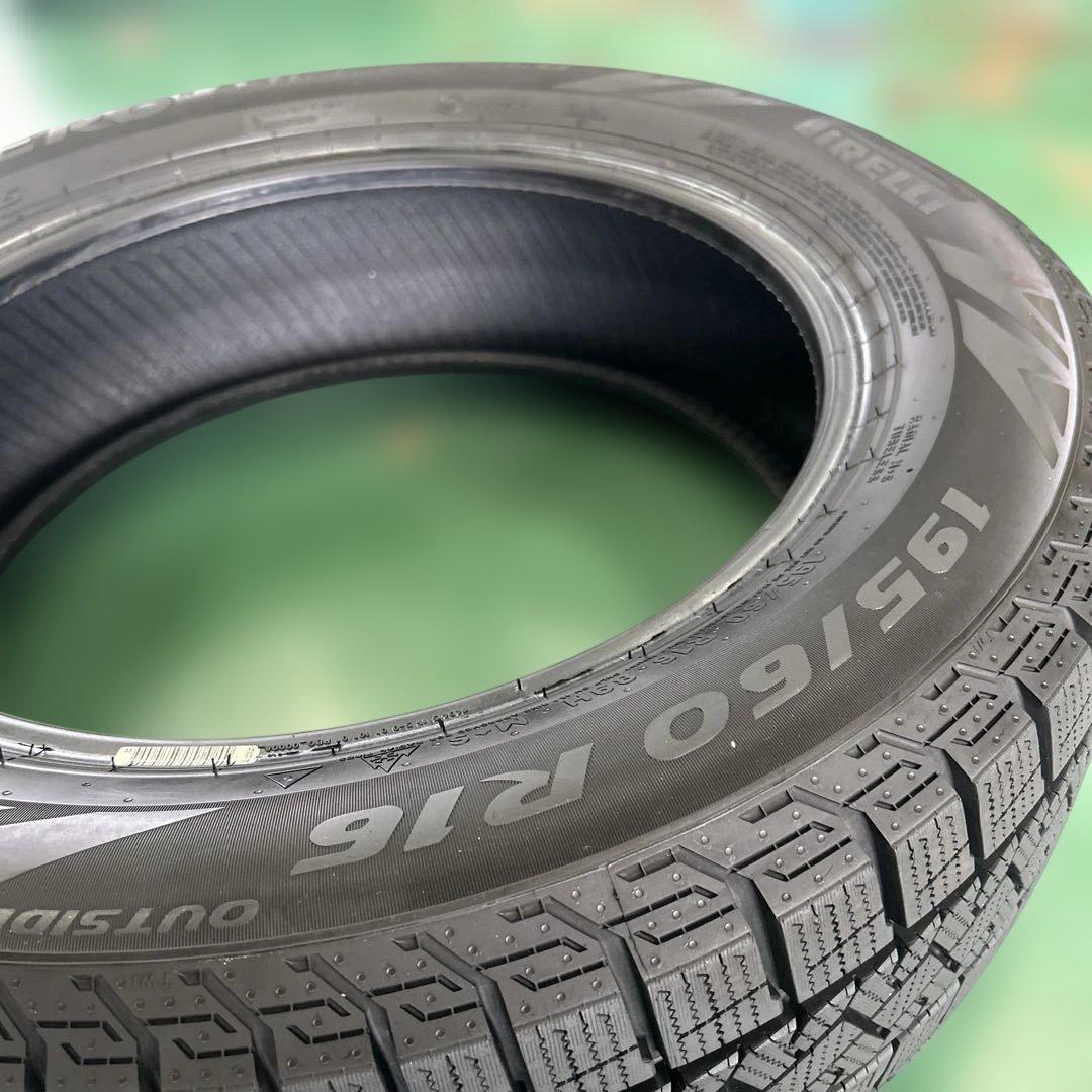中古スタッドレス195/60R16ピレリ4本セット　フロンクス、セレナ、プジョー