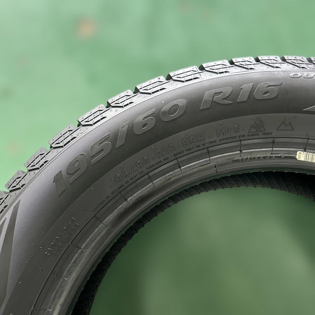 中古スタッドレス195/60R16ピレリ4本セット　フロンクス、セレナ、プジョー