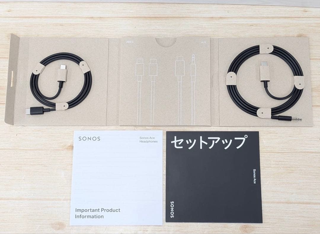ソノス Sonos Ace ノイズキャンセリングヘッドホン ブラック