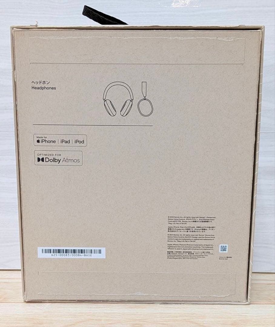 ソノス Sonos Ace ノイズキャンセリングヘッドホン ブラック