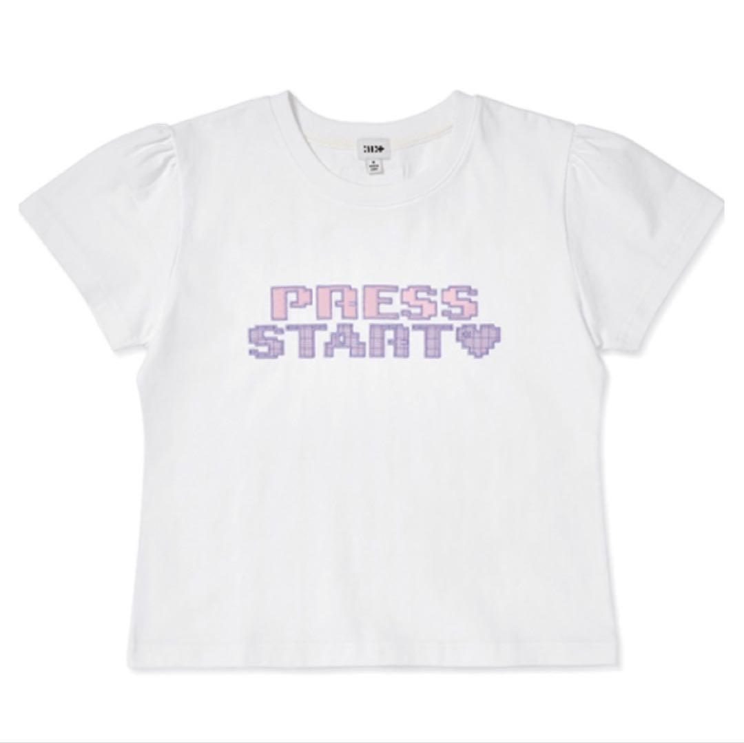 ILLIT Crop T-Shirt Tシャツ Mサイズ PRESS START