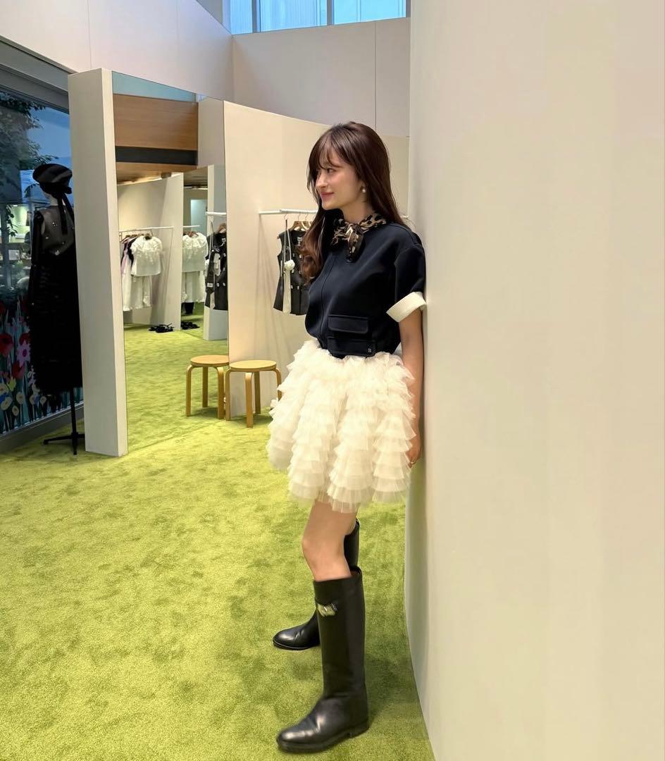Bibiy. B. AVA TOP ビビィ トップス ネイビー　9/23まで