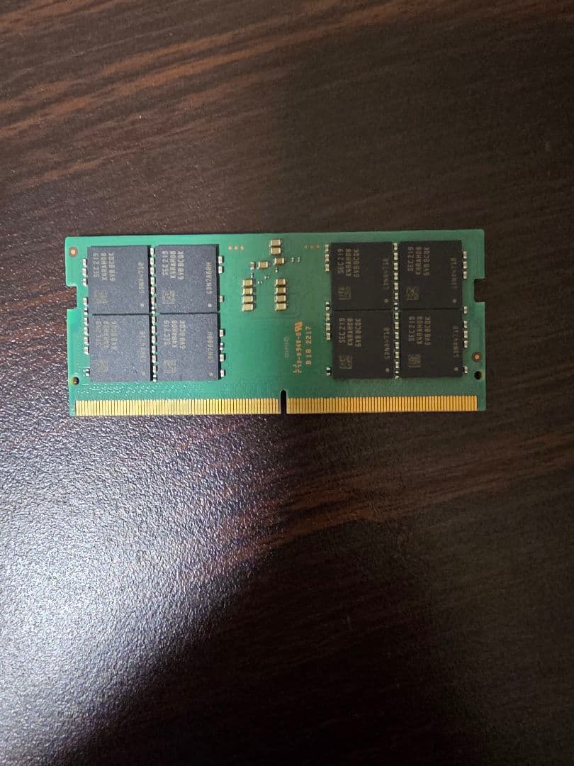 Samsung 32GB DDR5 4800MHz ノートpc用