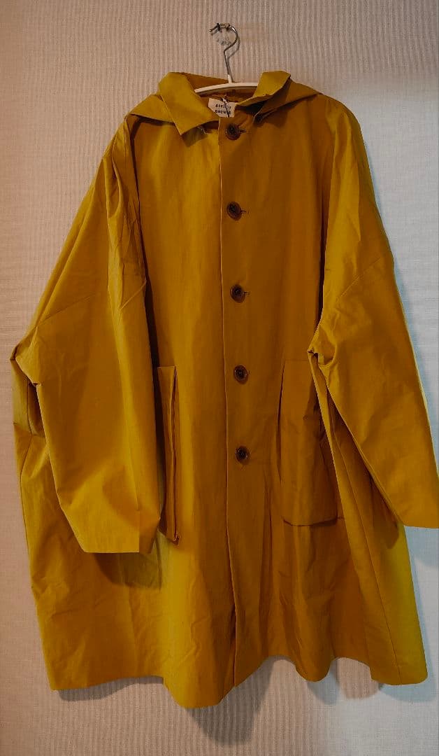 atelier naruse コットンナイロンタフタフーデットコート