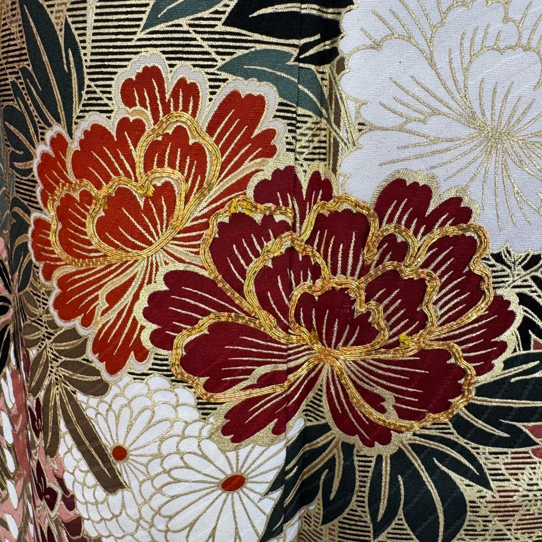 逸品 振袖8点フルセット 金駒刺繍 金彩 成人式 結婚式　謝恩会　卒業式