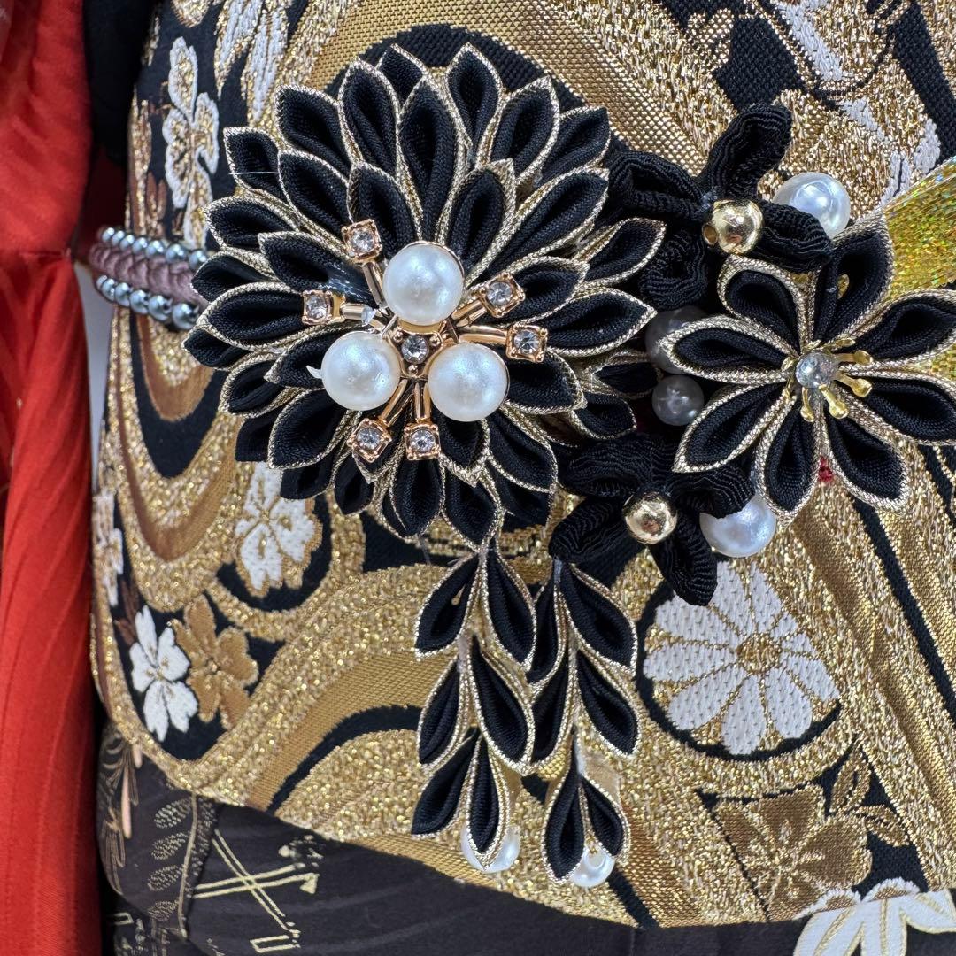 逸品 振袖8点フルセット 金駒刺繍 金彩 成人式 結婚式　謝恩会　卒業式