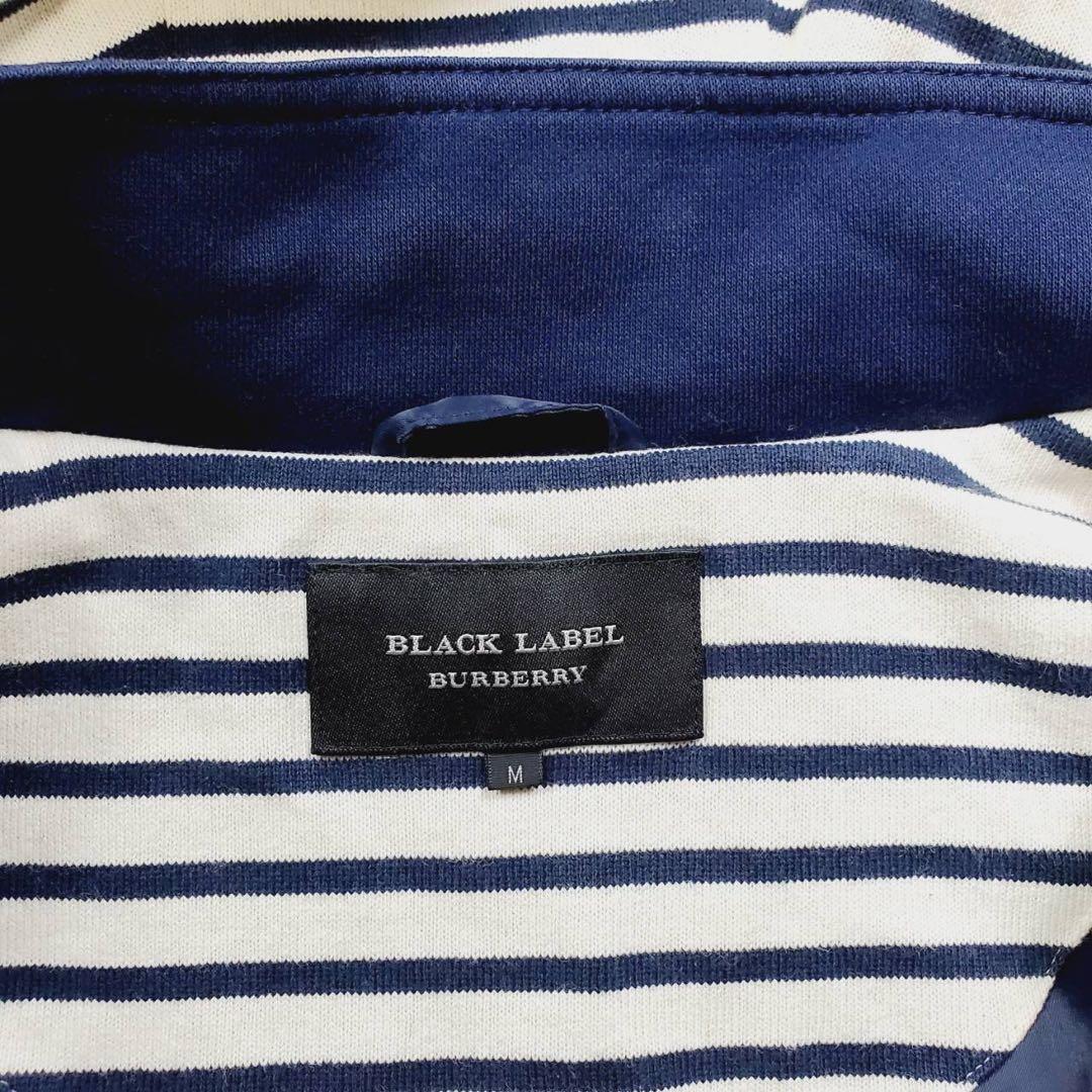 【希少】BURBERRY BLACKLABELマリンパーカー　金ボタン ワッペン