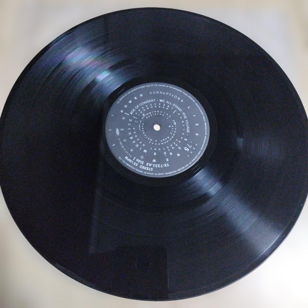【帯付国内盤】ニュー・オーダー / 権力の美学（LPレコード）