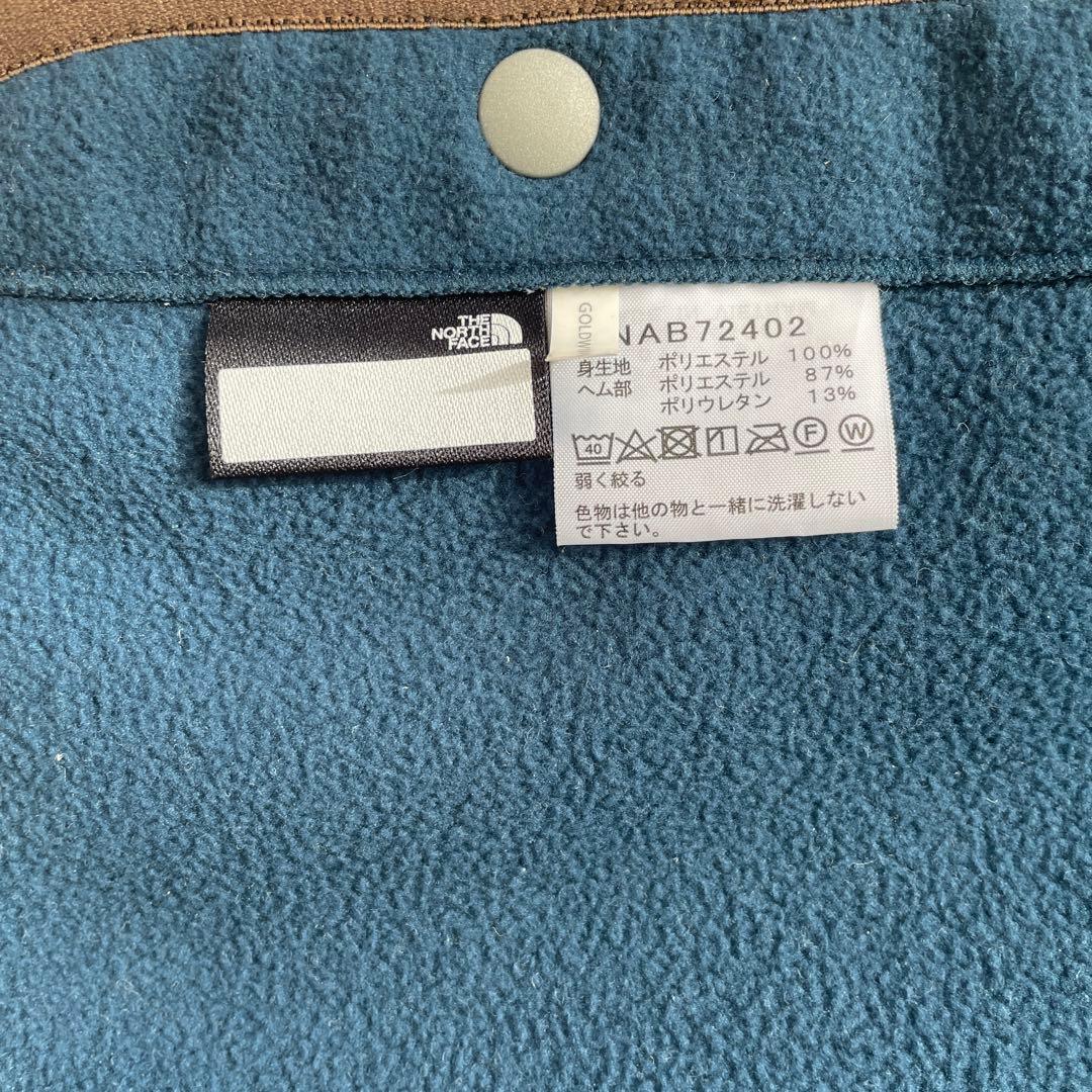 THE NORTH FACE ベビーポンチョ フード付き ボアブラウン
