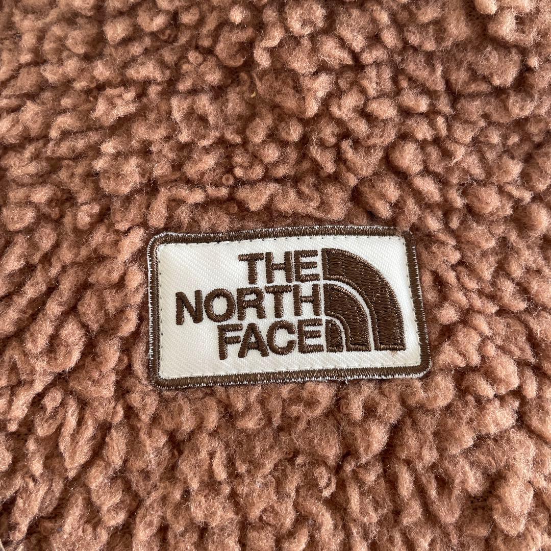 THE NORTH FACE ベビーポンチョ フード付き ボアブラウン