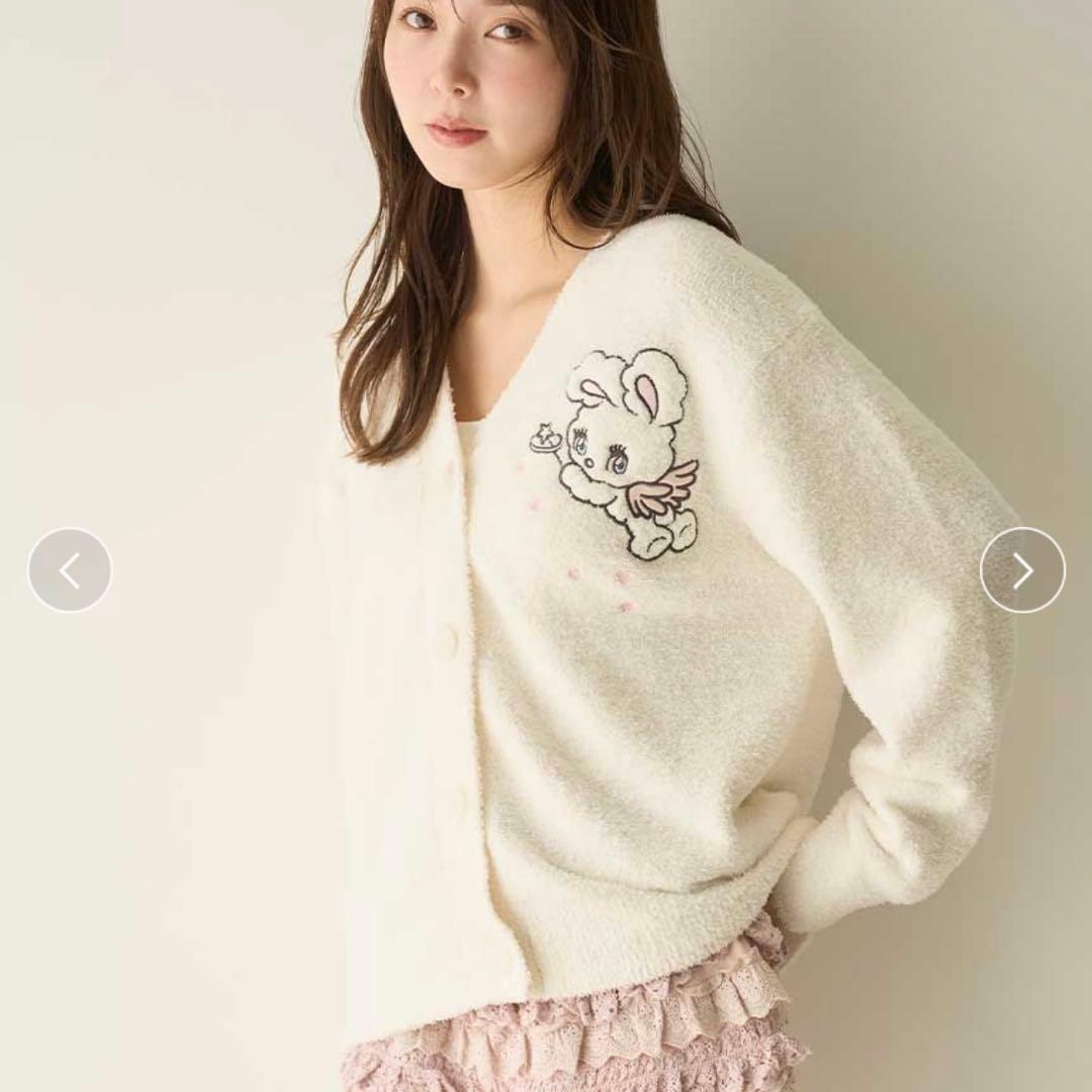 SNIDEL ×foxy illustrations ニットカーディガン