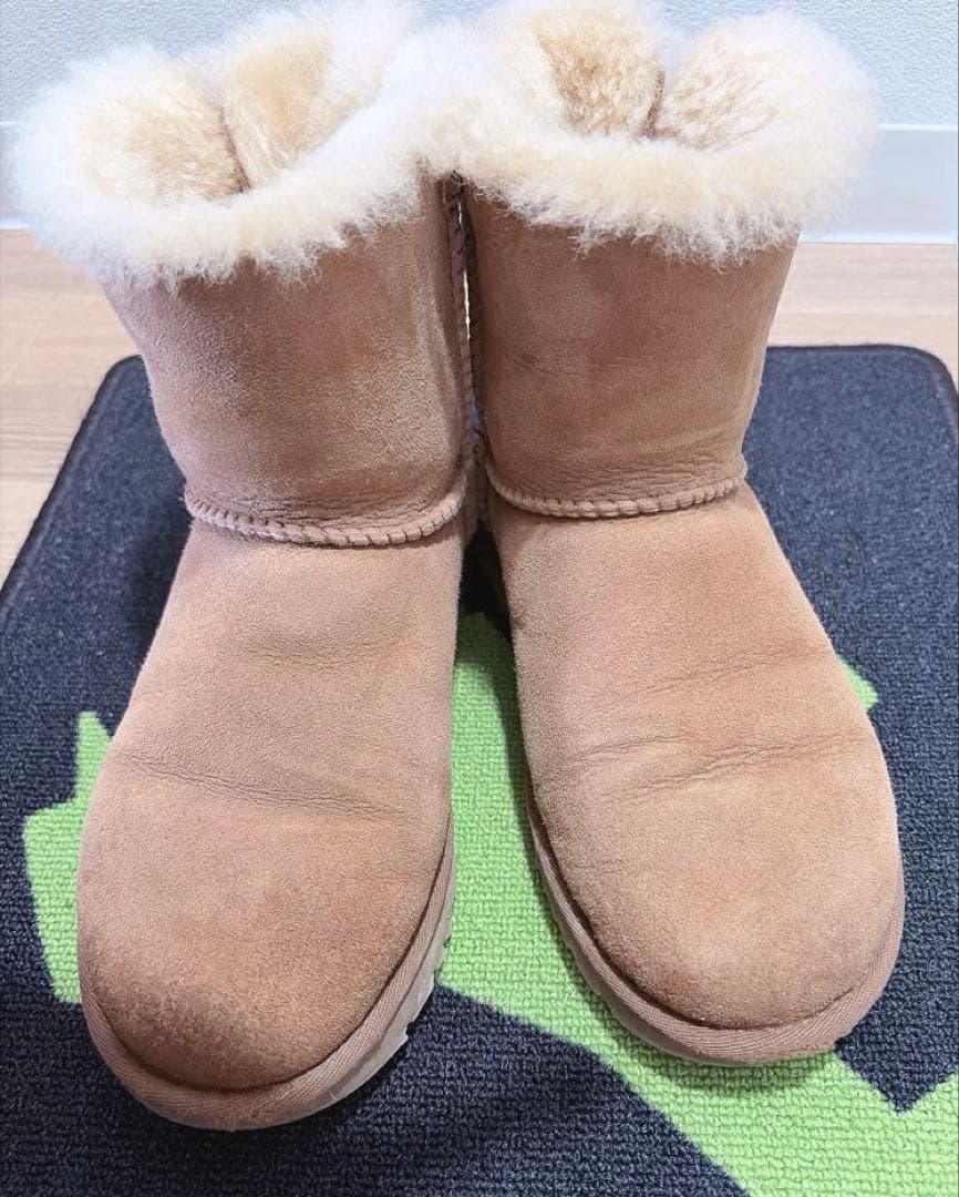 UGG ムートンブーツ リボン 24cm