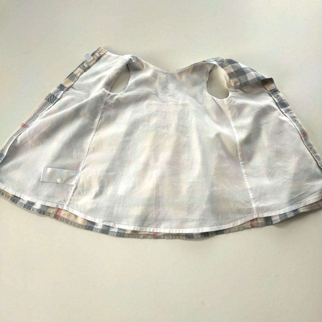 美品★18M 81cm BURBERRYバーバリー チェック ジャンパースカート