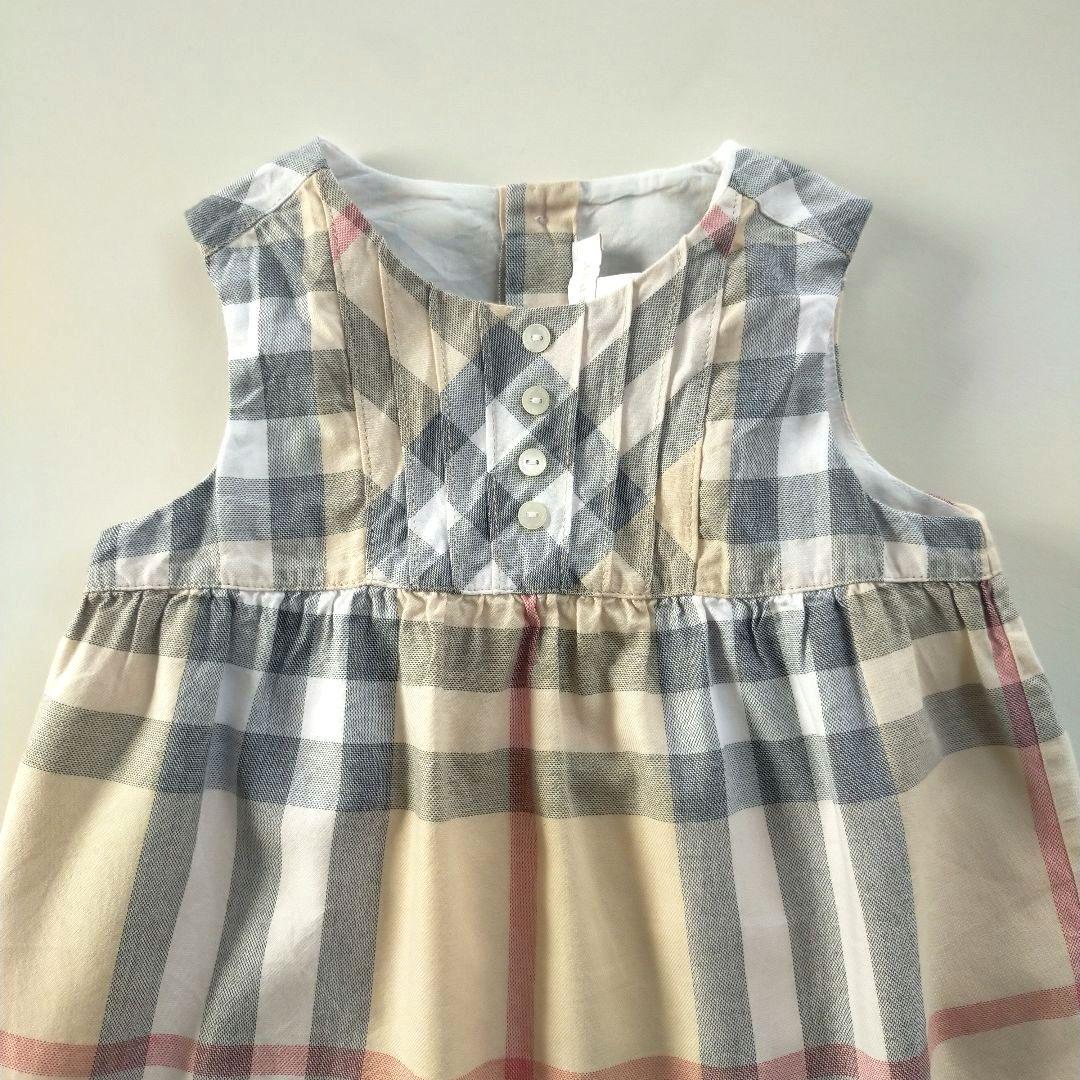 美品★18M 81cm BURBERRYバーバリー チェック ジャンパースカート