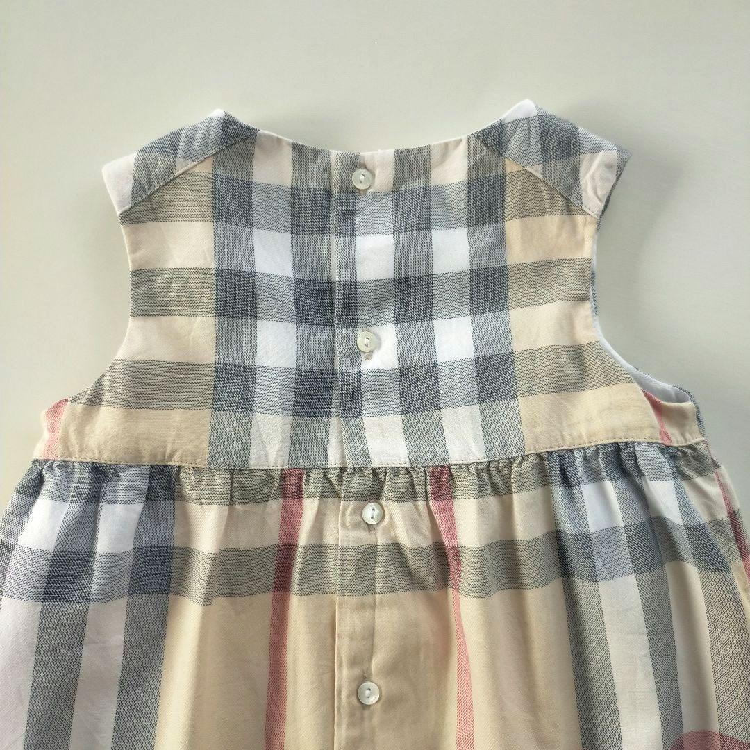 美品★18M 81cm BURBERRYバーバリー チェック ジャンパースカート