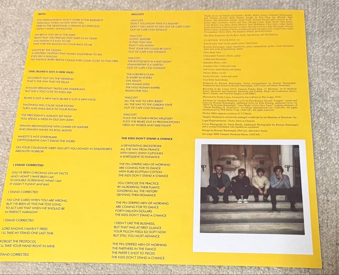 Vampire Weekend 1st LPレコード