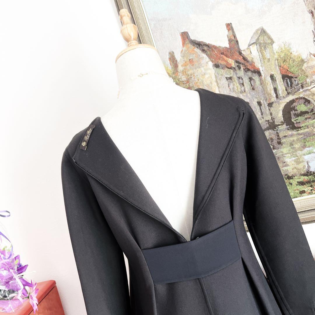 極美品 LOROPIANA ロロピアーナ ワンピース ダブルフェイス 上質