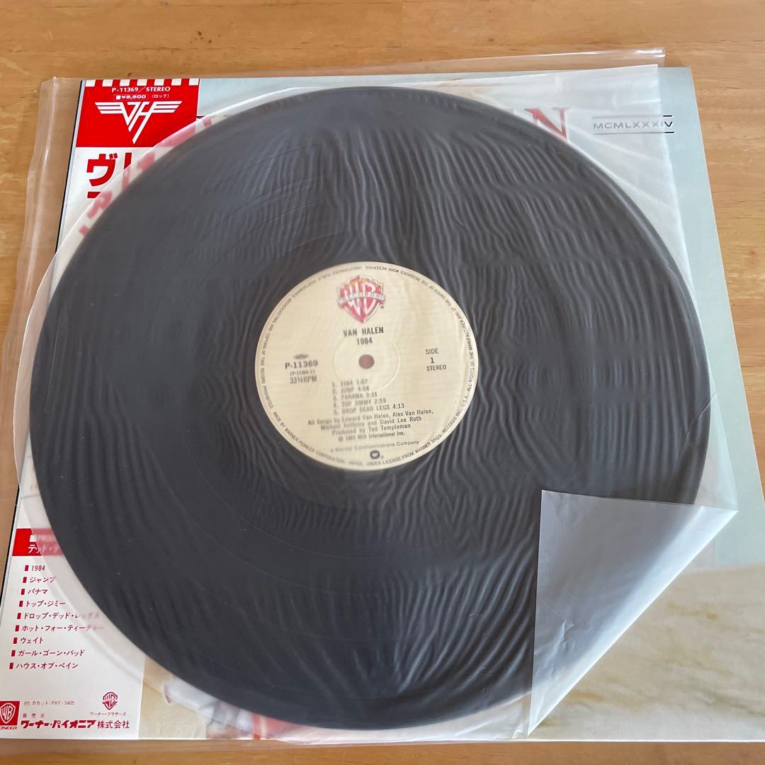 Van Halen 1984 レコード オリジナルステッカー付き
