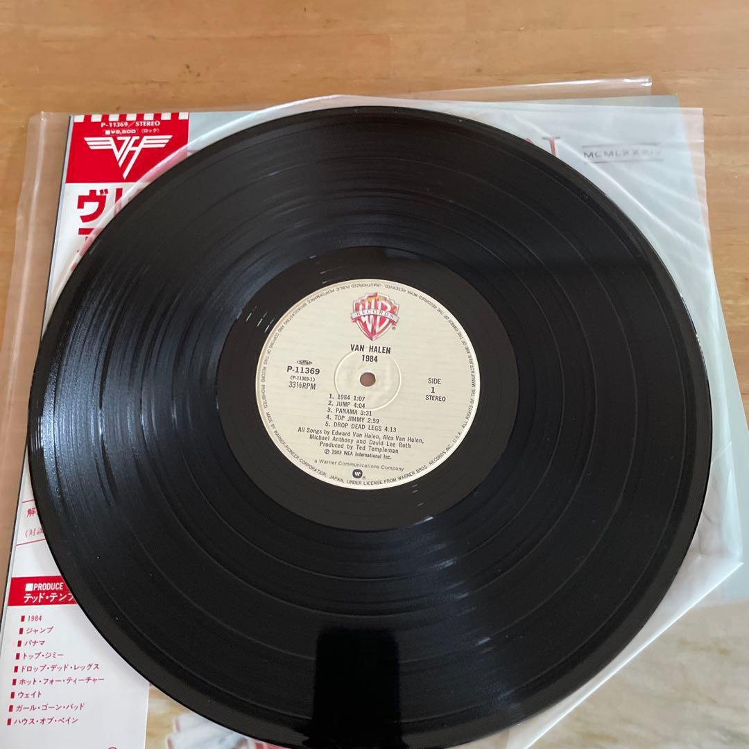 Van Halen 1984 レコード オリジナルステッカー付き